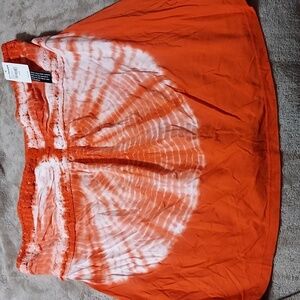 Lane Bryant Tye Dye Crochet Tube Top Sz 14/16